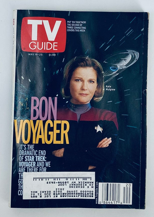 TV Guide Magazine May 19 2001 Bon Voyager Kate Mulgrew New York Ed.