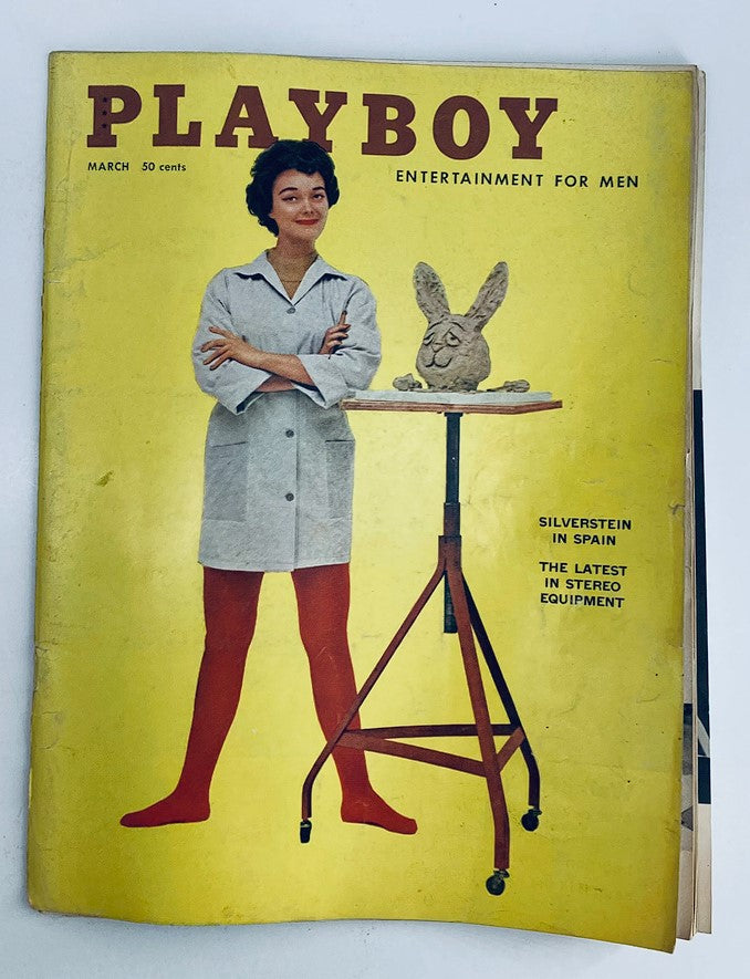 VTG Playboy Magazine March 1959 Audrey Daston Cover w Centerfold