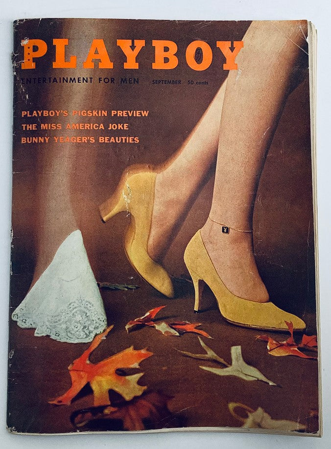 VTG Playboy Magazine September 1959 Marianne Gaba w Centerfold