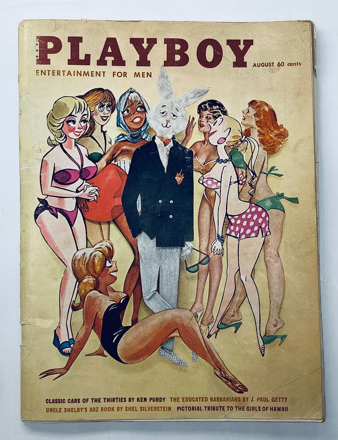 VTG Playboy Magazine August 1961 Karen Thompson w Centerfold