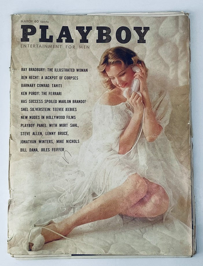 VTG Playboy Magazine March 1961 Tonya Crews w Centerfold