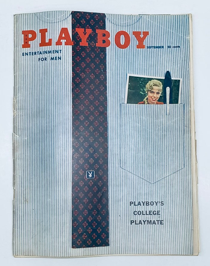 VTG Playboy Magazine September 1958 The Subliminal Pitch No Centerfold