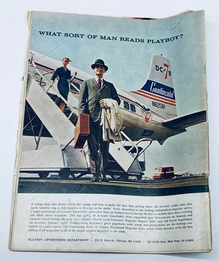 VTG Playboy Magazine September 1958 The Subliminal Pitch No Centerfold