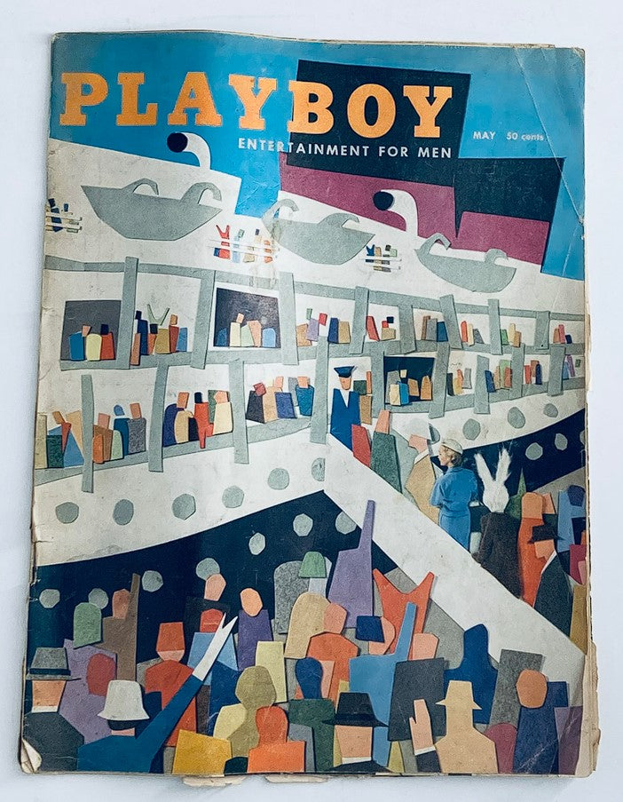 VTG Playboy Magazine May 1957 Artwork by Norman Harris No Centerfold