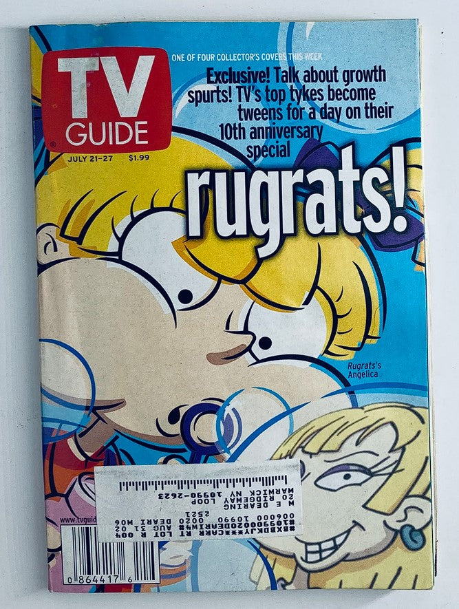 TV Guide Magazine July 21 2001 Rugrat's Character Angelica NY Metro Ed.