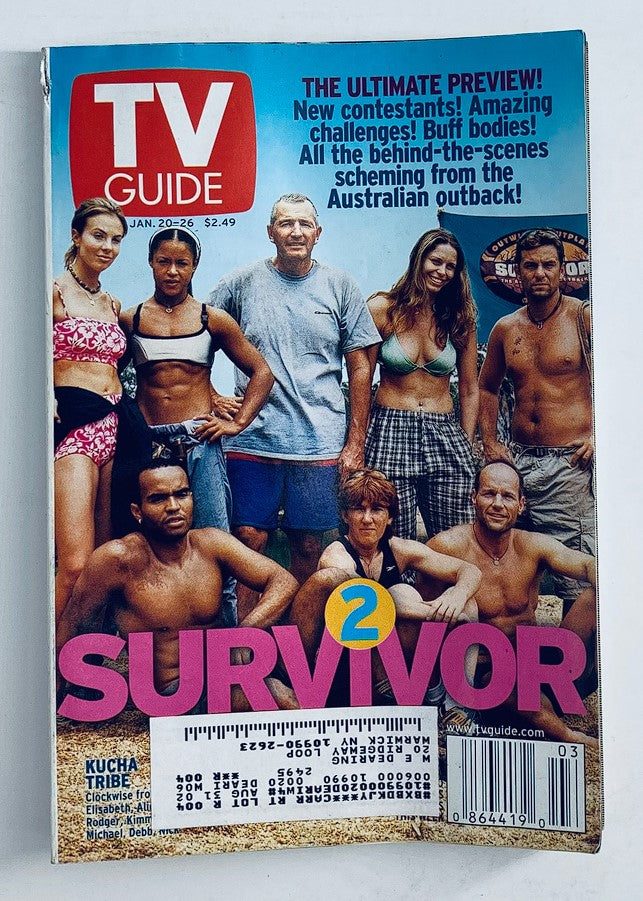 TV Guide Magazine January 20 2001 Rodger Bingham, Nick Brown NY Metro Ed.