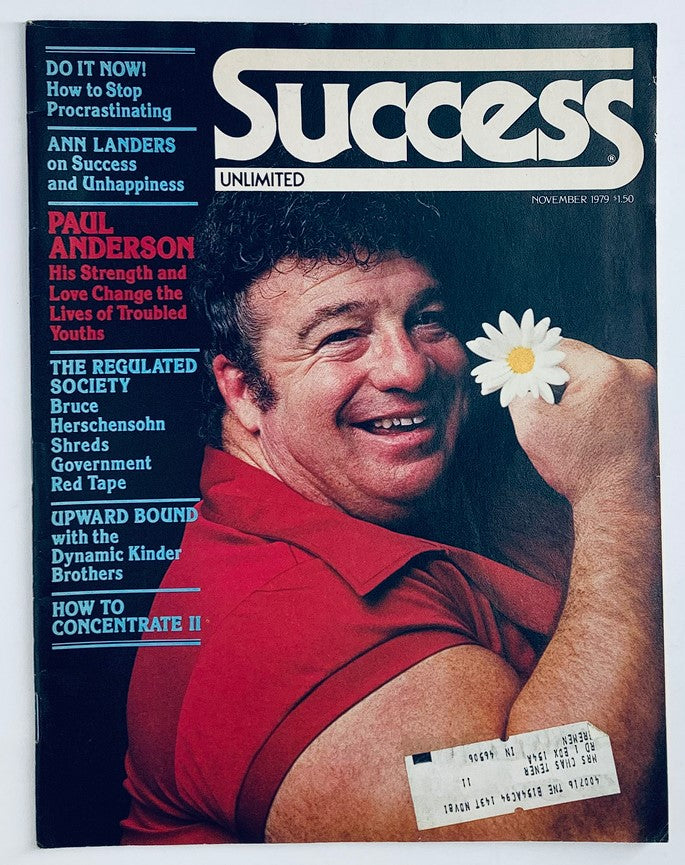 VTG Success Magazine November 1979 Paul Anderson and Bruce Herschensohn