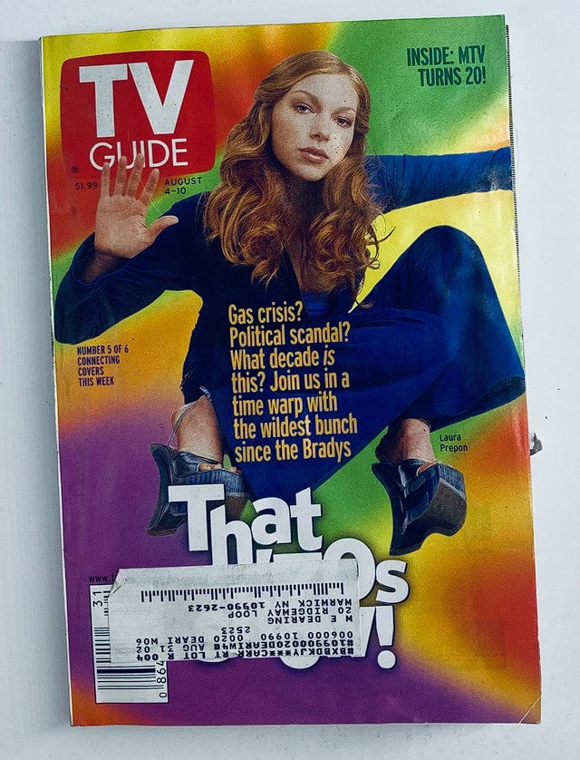 TV Guide Magazine August 4 2001 Laura Pepon That 70's Show NY Metro Ed.