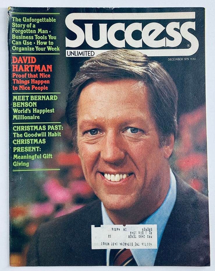 VTG Success Magazine December 1979 David Hartman and Bernard Benson