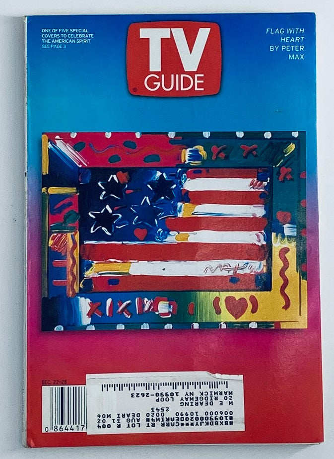 TV Guide Magazine December 22 2001 Celebrate The American Spirit NY Metro Ed.