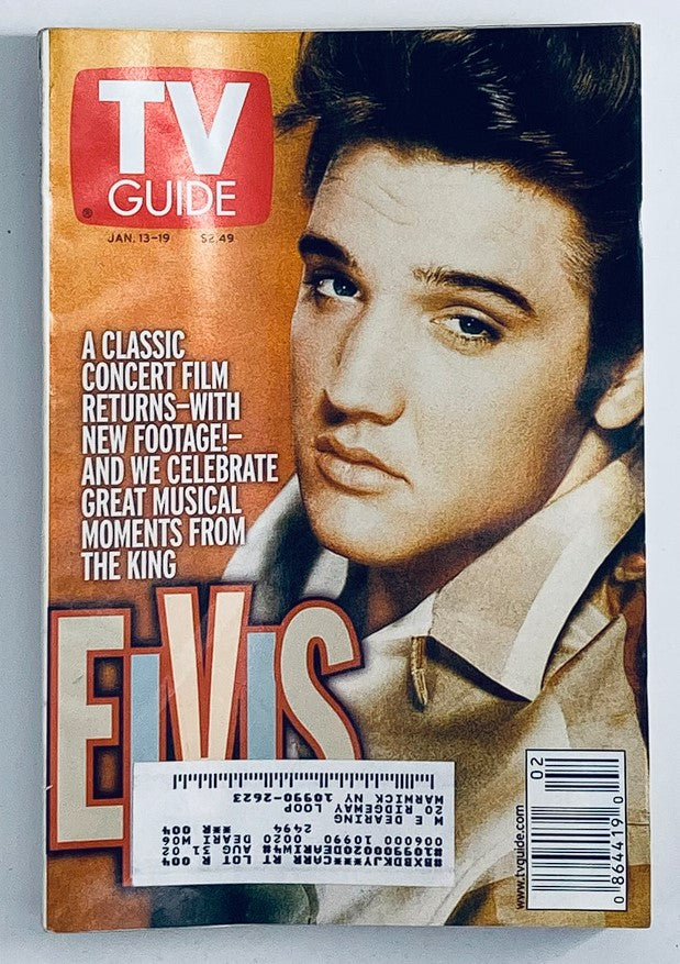 TV Guide Magazine January 13 2001 The King Elvis Presley NY Metro Ed.