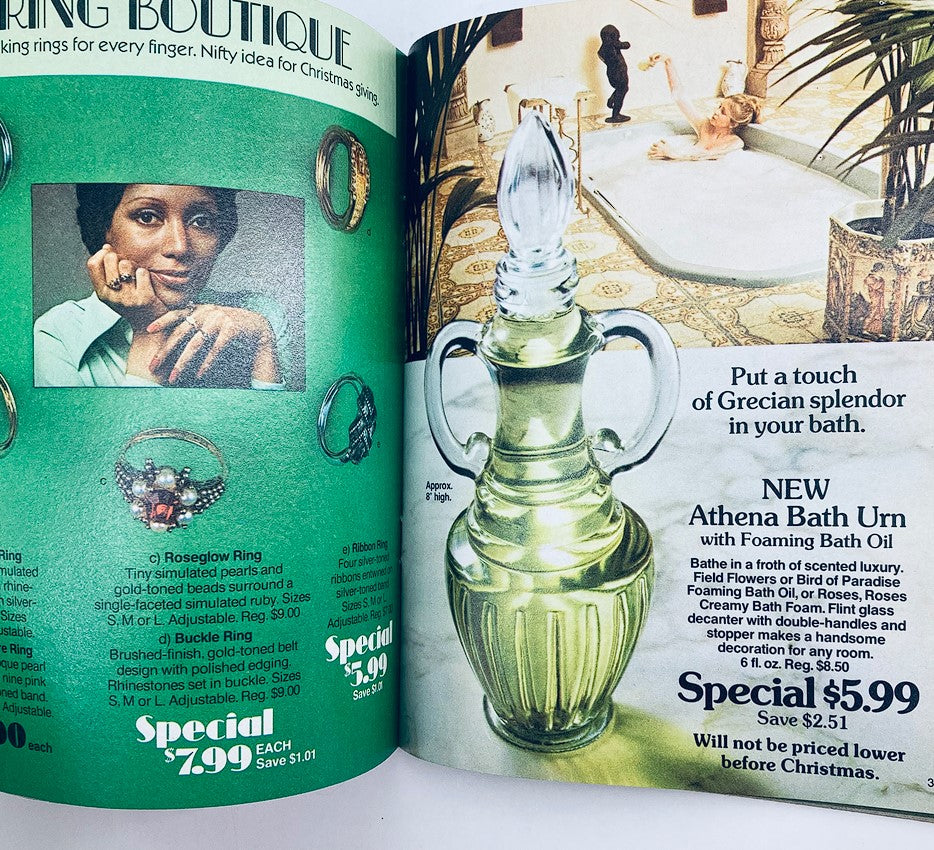 1974 Avon Merry Christmas Holiday Brochure Price Guide Catalog