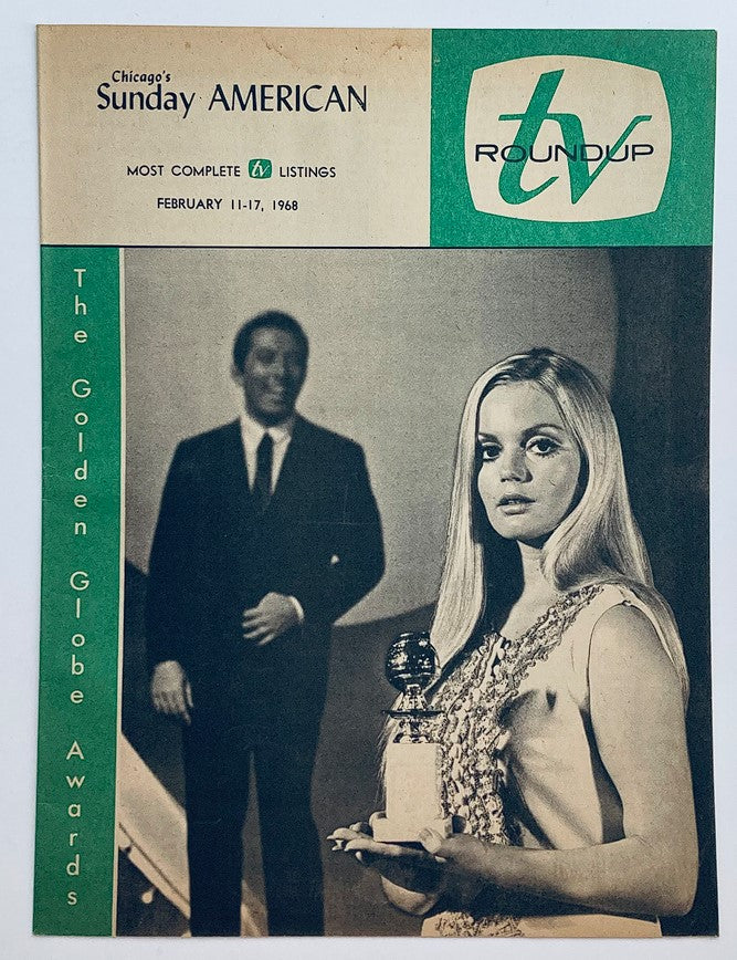 VTG TV Roundup Magazine February 11 1968 Alexandra Hay No Label