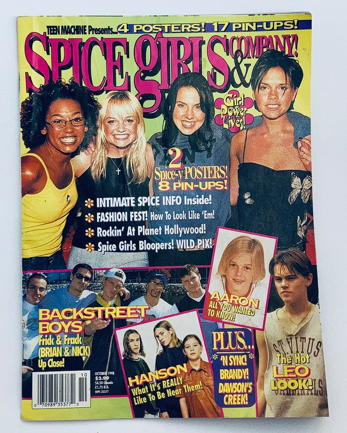 Teen Machine Magazine Presents October 1998 Spice Girls & Company