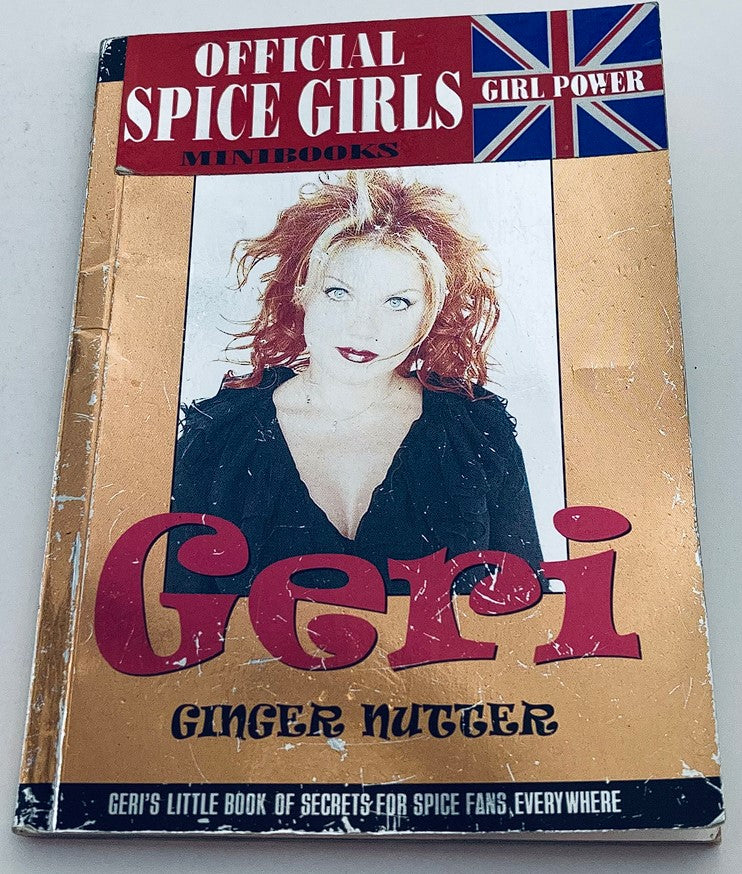 1997 Official Spice Girls Minibook Girl Power Geri Ginger Nutter