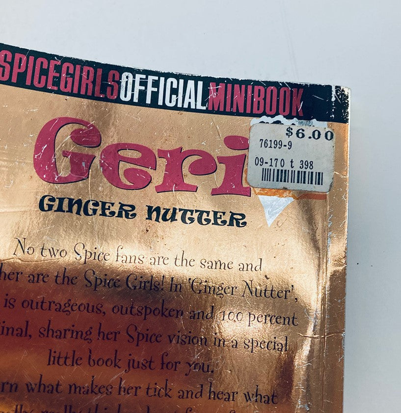 1997 Official Spice Girls Minibook Girl Power Geri Ginger Nutter