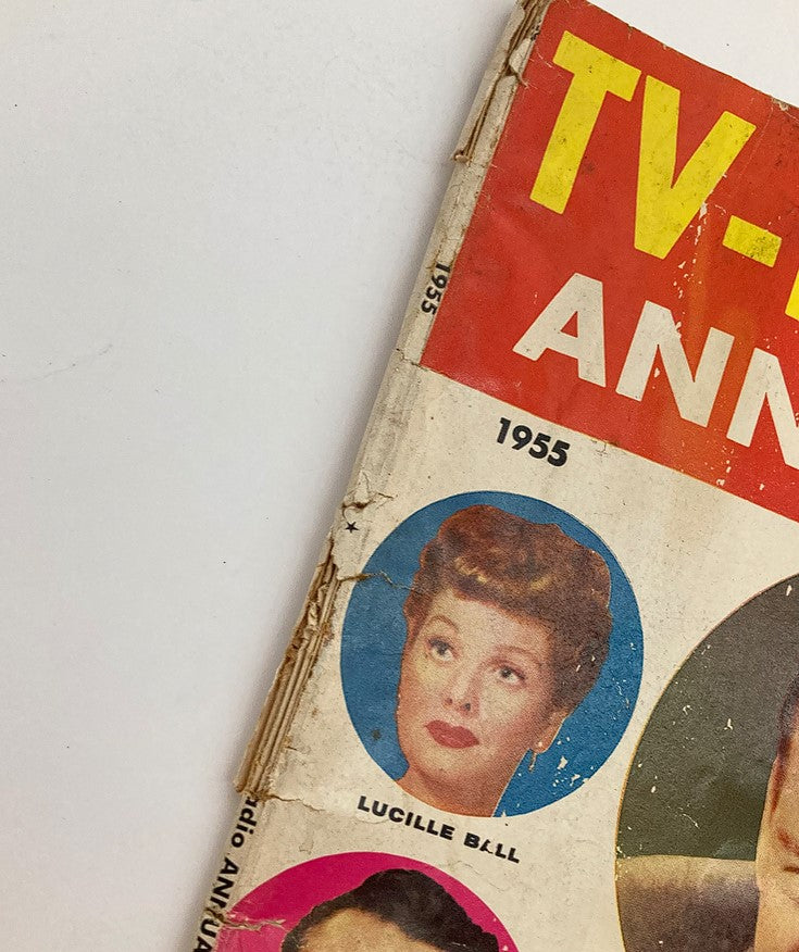 VTG TV Radio Annual Magazine 1955 Lucille Ball, Arthur Godfrey No Label