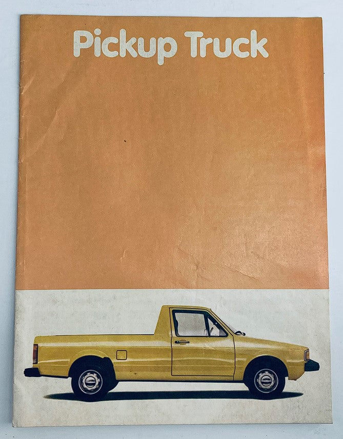 1981 Volkswagen Rabbit Pickup Dealer Showroom Sales Brochure Guide Catalog