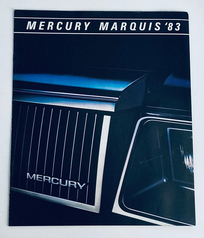 1983 Mercury Marquis Dealer Showroom Sales Brochure Guide Catalog