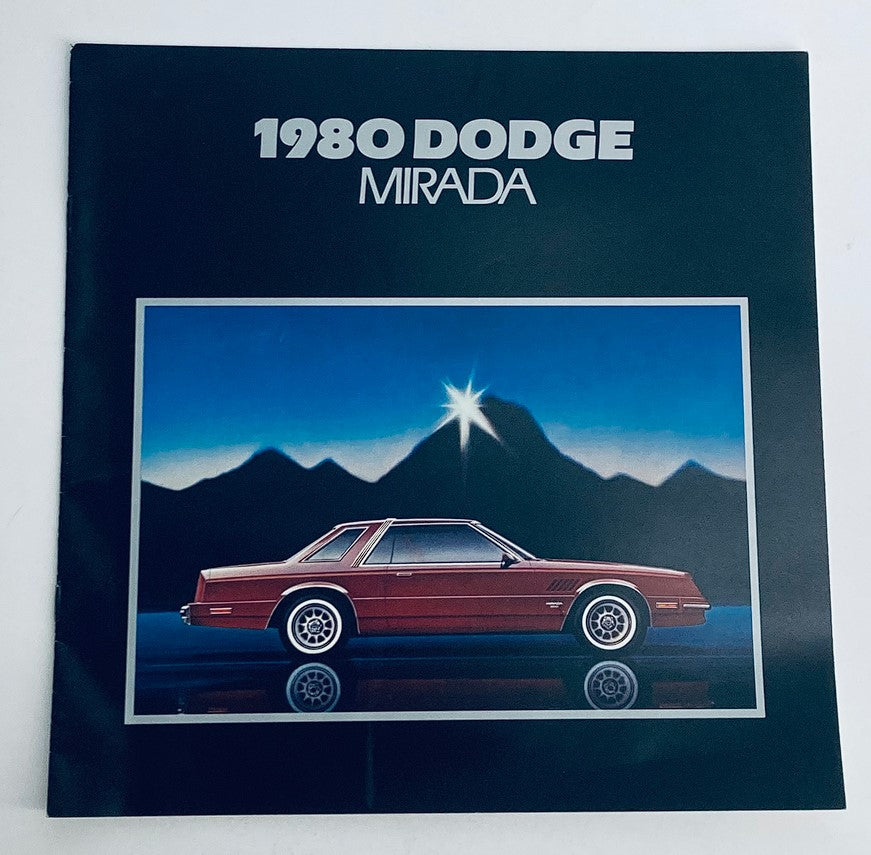 1980 Dodge Mirada Dealer Showroom Sales Brochure Guide Catalog