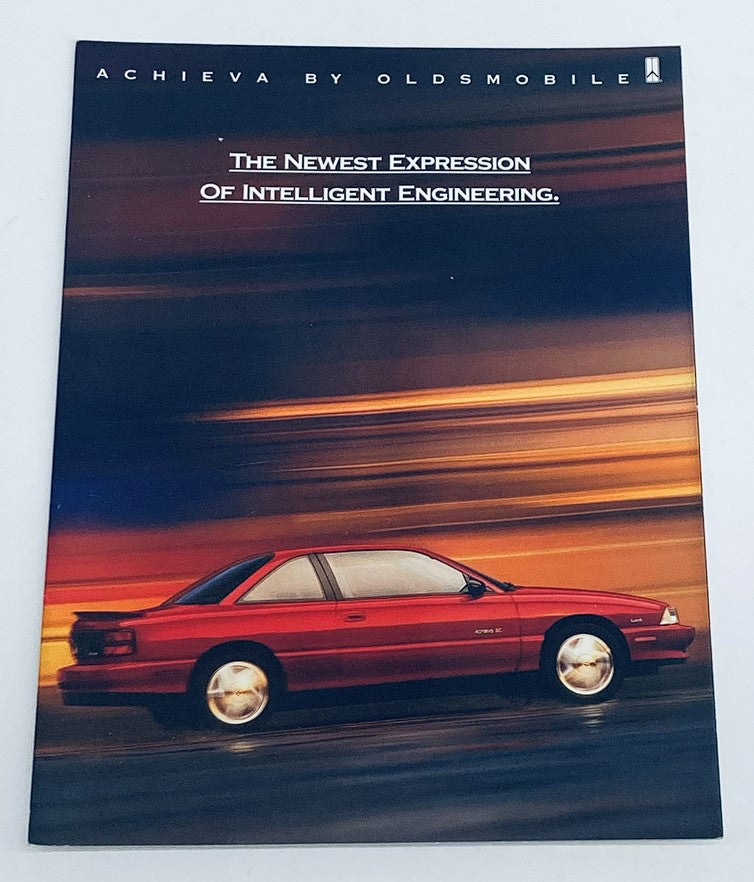 1992 Oldsmobile Achieva Dealer Showroom Sales Brochure Catalog