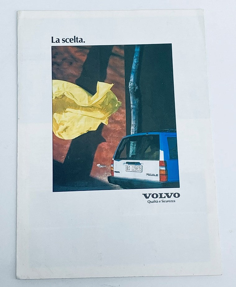 90s Volvo La Scelta Dealer Showroom Sales Brochure Catalog