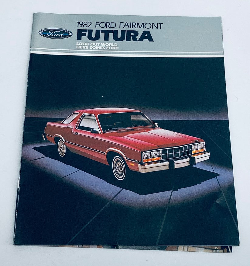 1982 Ford Fairmont Futura Dealer Showroom Sales Brochure Guide Catalog