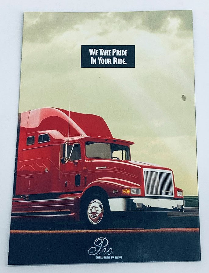 1995 International Eagle Pro Sleeper Dealer Showroom Sales Brochure Catalog