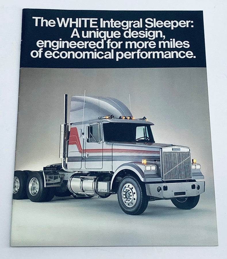 80s 90s White Integral Sleeper Dealer Showroom Sales Brochure Catalog