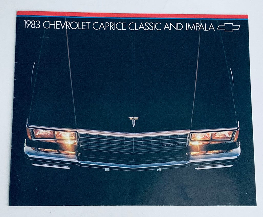 1983 Chevrolet Caprice Classic Dealer Showroom Sales Brochure Guide Catalog