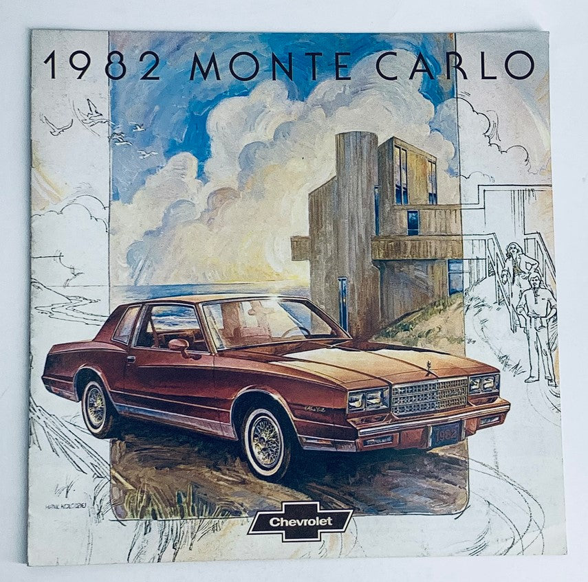 1982 Chevrolet Monte Carlo Dealer Showroom Sales Brochure Guide Catalog