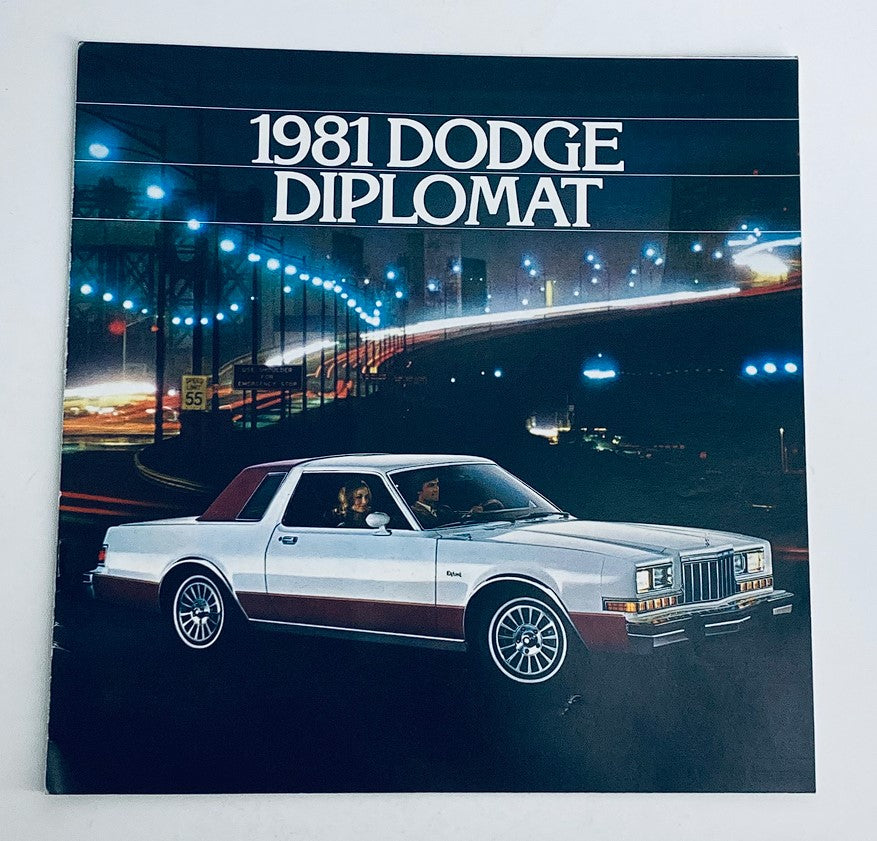 1981 Dodge Diplomat Dealer Showroom Sales Brochure Guide Catalog