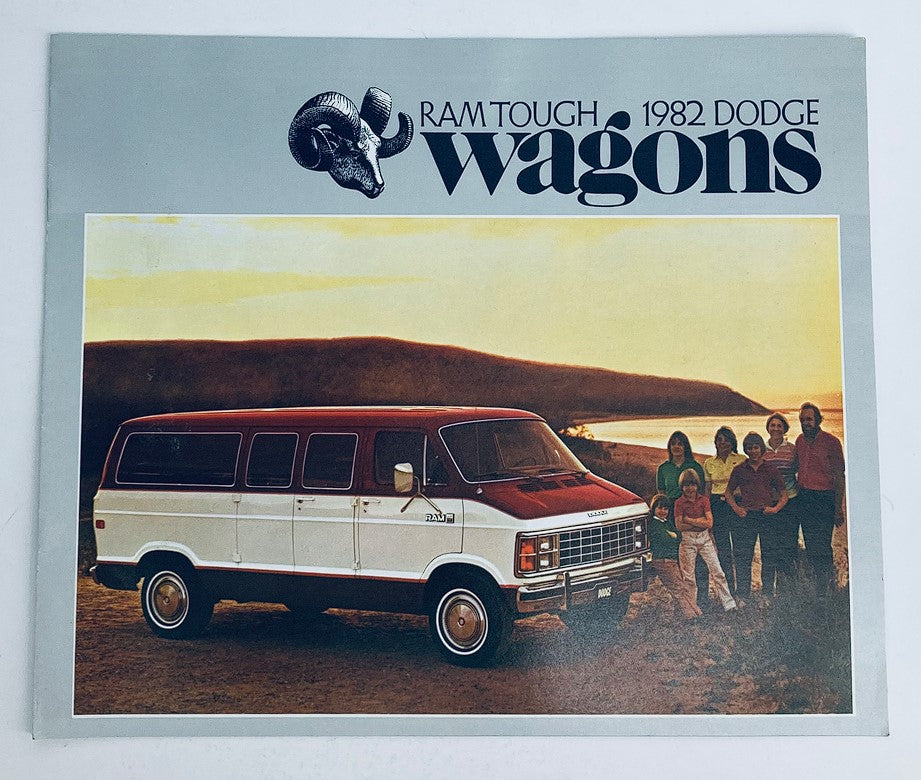 1982 Dodge Wagons Dealer Showroom Sales Brochure Guide Catalog