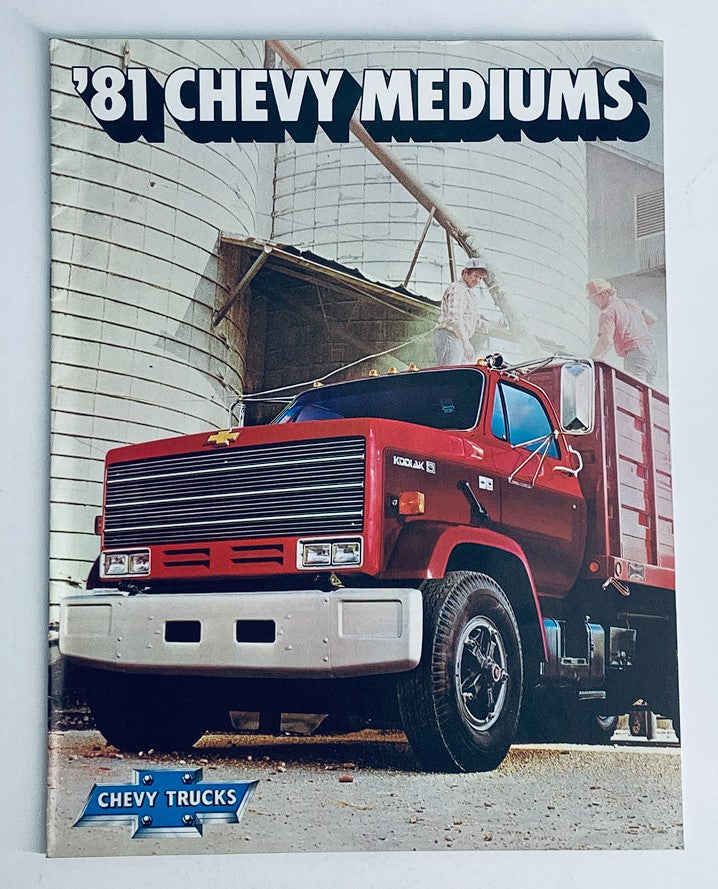 1981 Chevrolet Mediums Truck Dealer Showroom Sales Brochure Guide Catalog