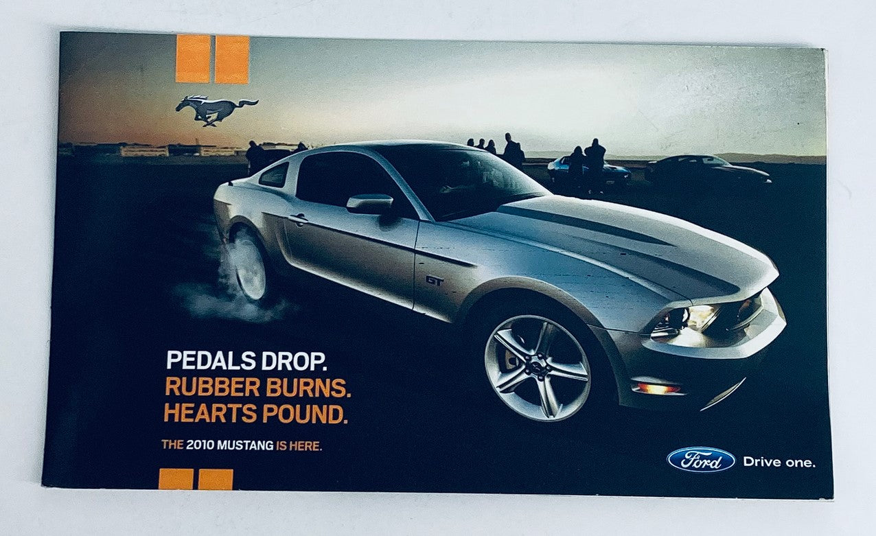 2010 Ford Mustang Dealer Showroom Sales Brochure Guide Catalog