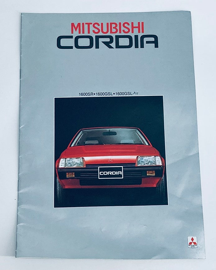 1982 Mitsubishi Cordia 1600SR Dealer Showroom Sales Brochure Guide Catalog