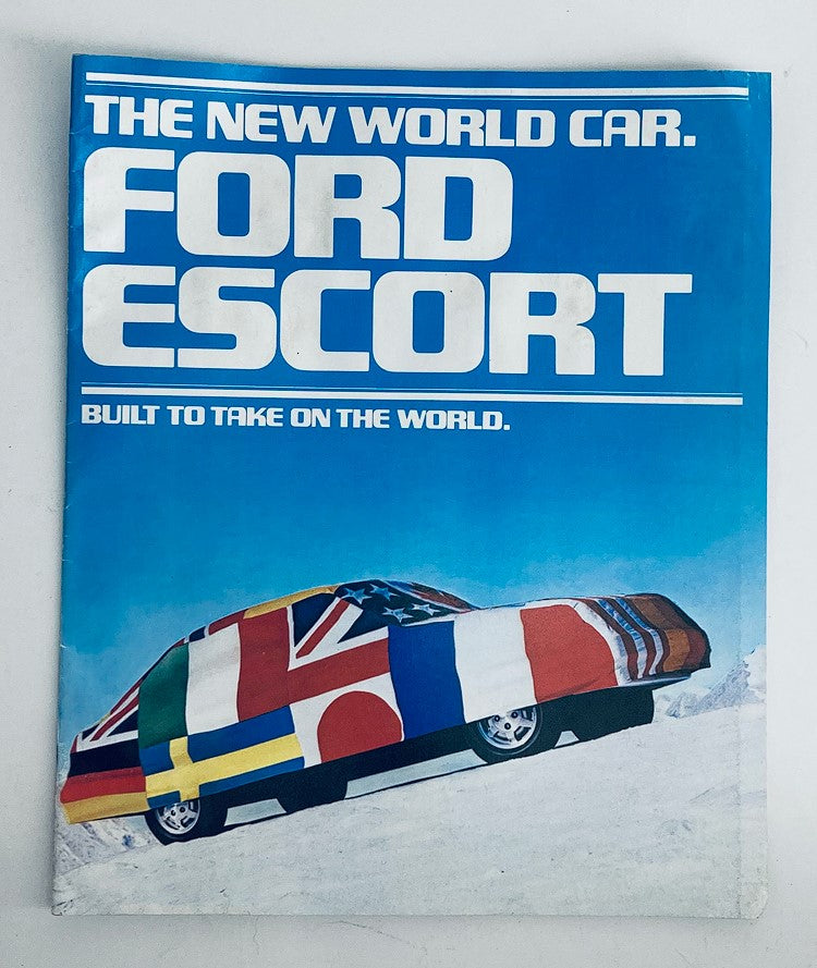 1981 Ford Escort Dealer Showroom Sales Brochure Guide Catalog