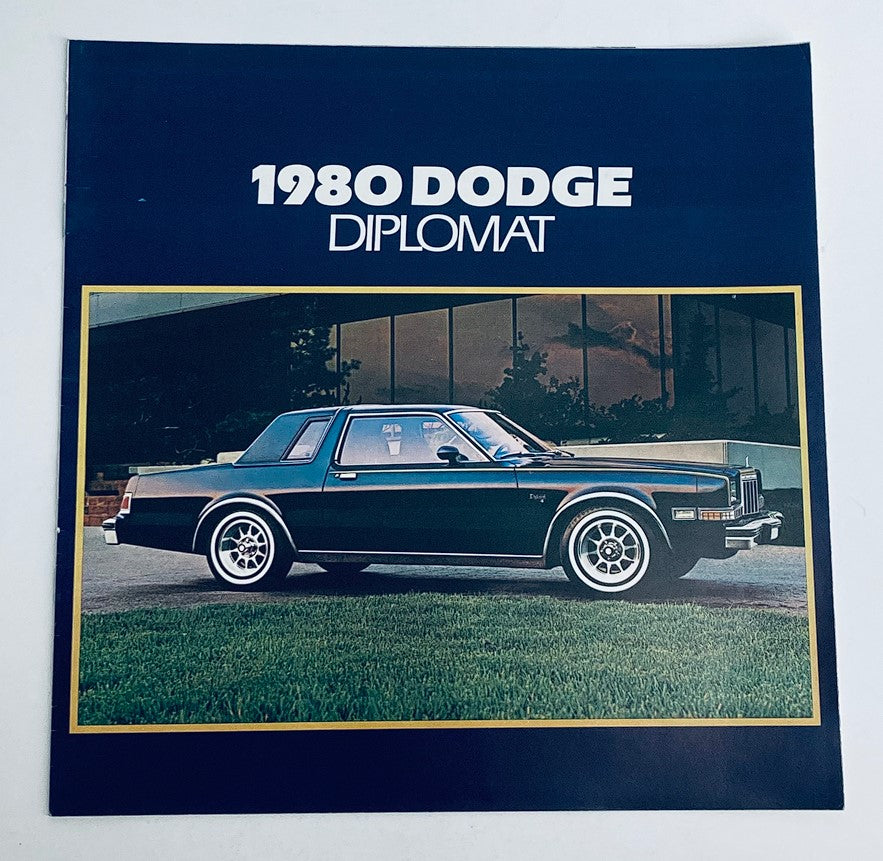 1980 Dodge Diplomat Dealer Showroom Sales Brochure Guide Catalog