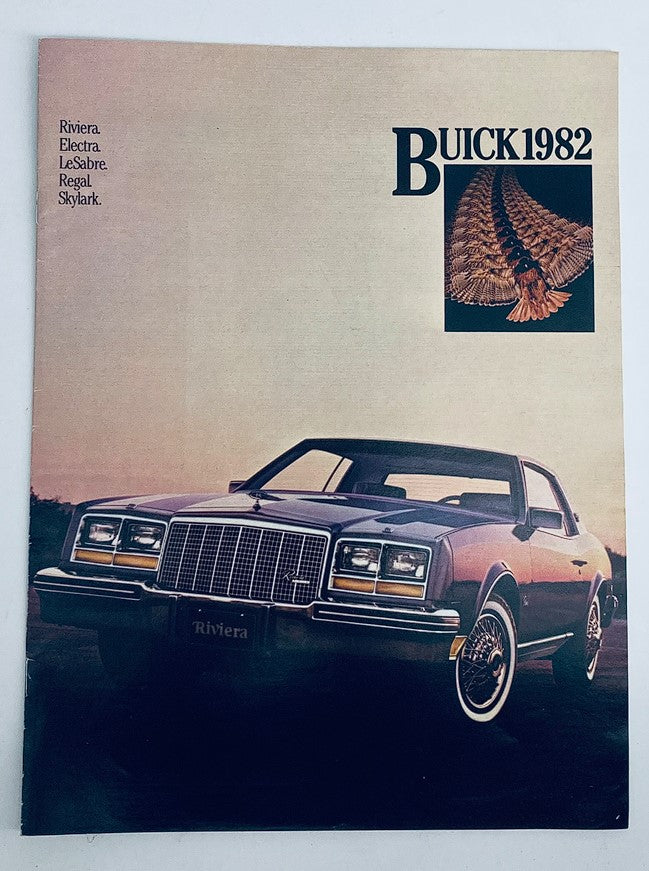 1982 Buick Riviera, Electra Dealer Showroom Sales Brochure Guide Catalog