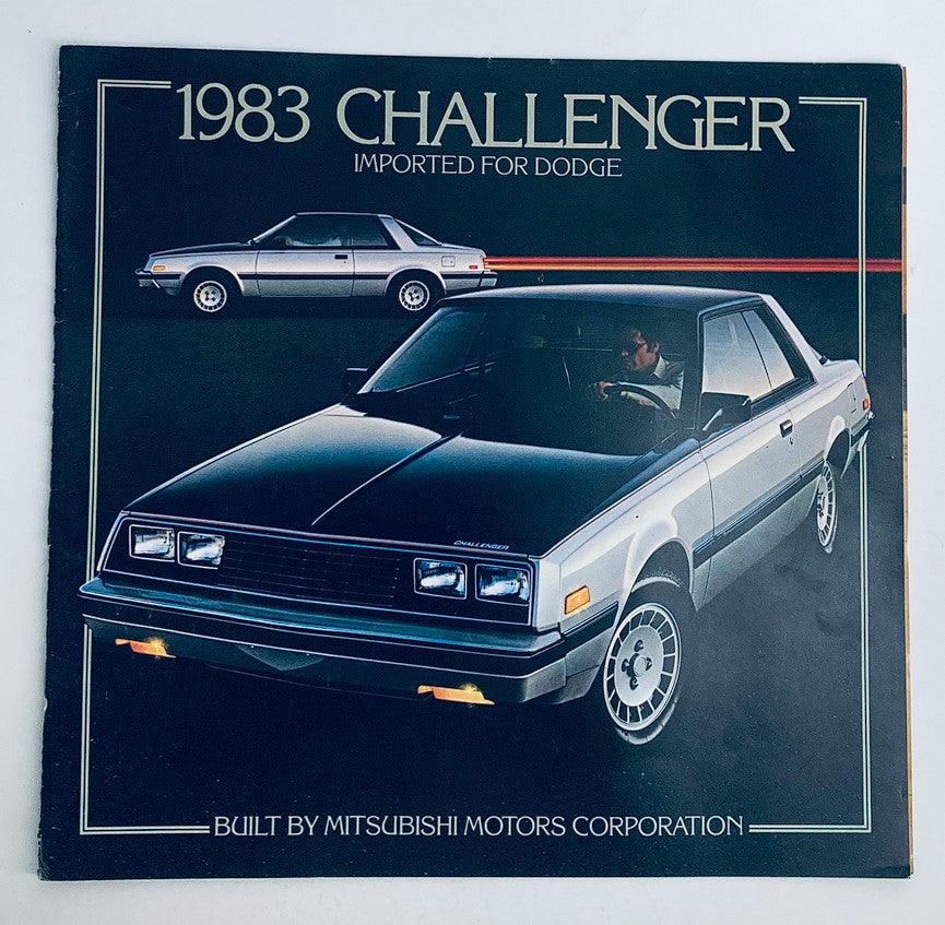 1983 Dodge Challenger Dealer Showroom Sales Brochure Guide Catalog