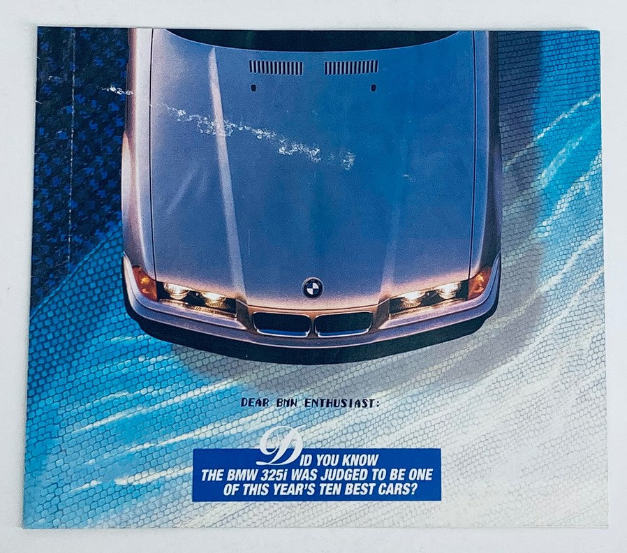 1993 BMW 325i Lineup Dealer Showroom Sales Brochure Catalog