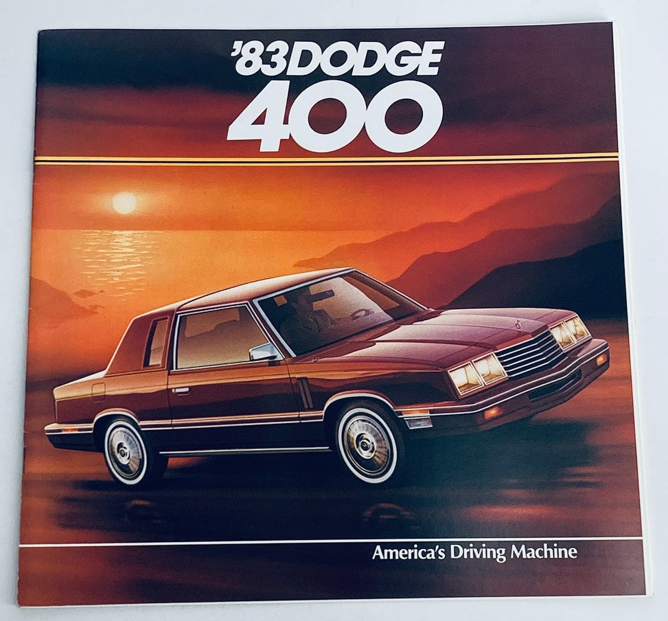 1983 Dodge 400 Dealer Showroom Sales Brochure Guide Catalog