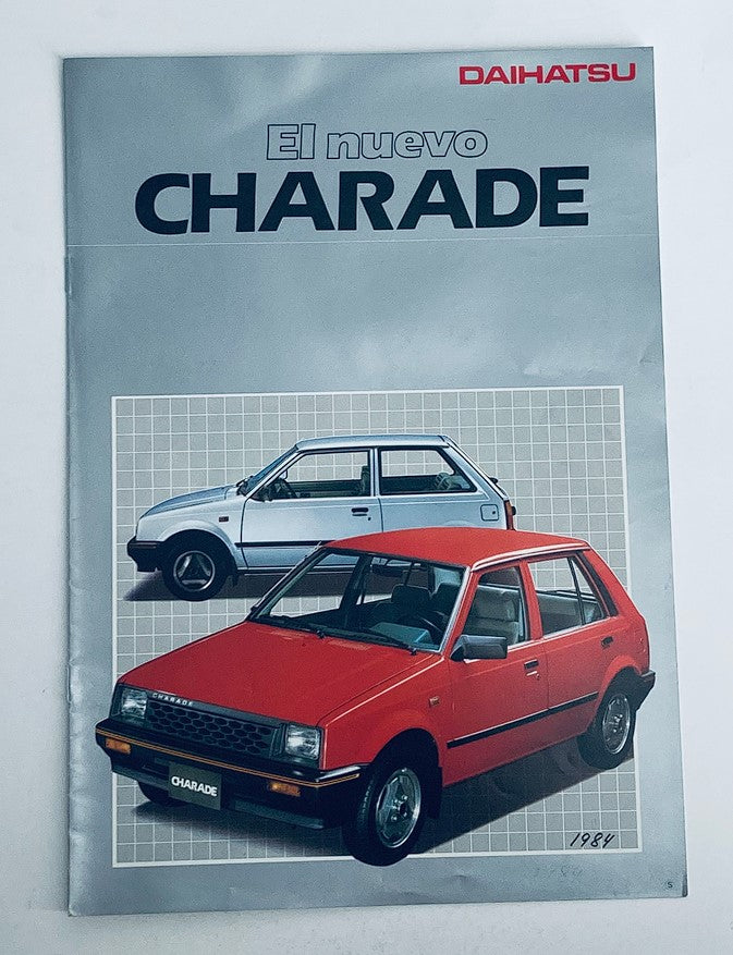 1984 Daihatsu Charade Dealer Showroom Sales Brochure Guide Catalog