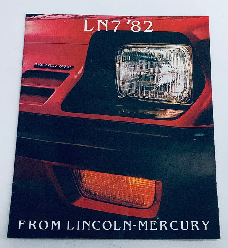 1982 Mercury LN7 Dealer Showroom Sales Brochure Guide Catalog