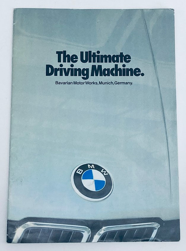 1981 BMW M1 733i 528e 320i 633CSi Dealer Showroom Sales Brochure Catalog