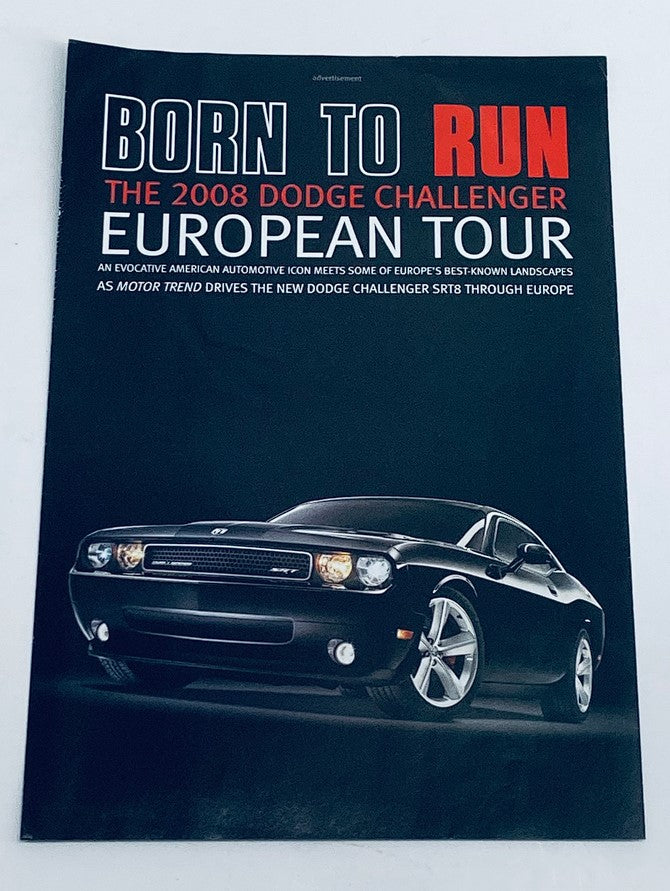 2008 Dodge Challenger European Tour Dealer Showroom Sales Brochure Catalog