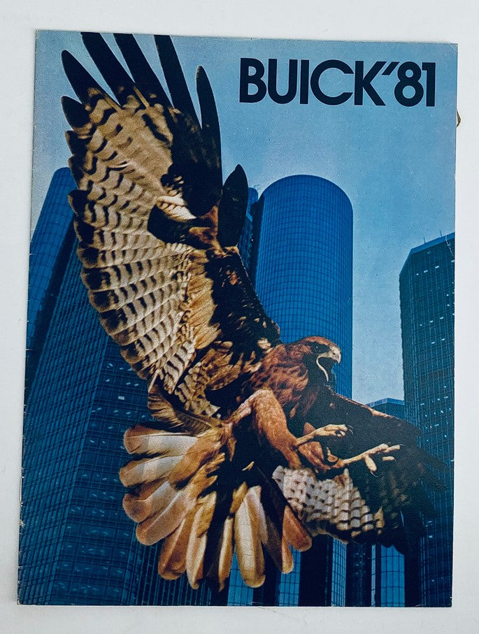 1981 Buick Lineup Dealer Showroom Sales Brochure Guide Catalog