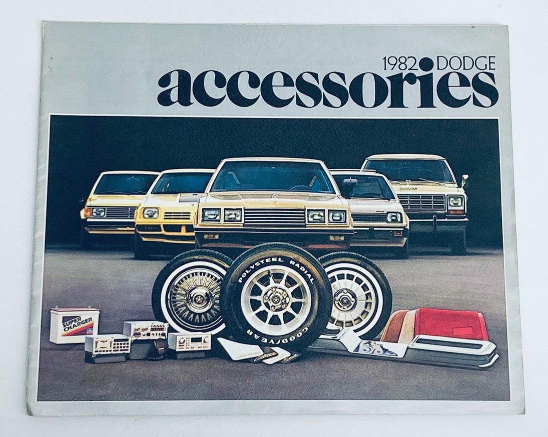 1982 Dodge Accessories Dealer Showroom Sales Brochure Catalog