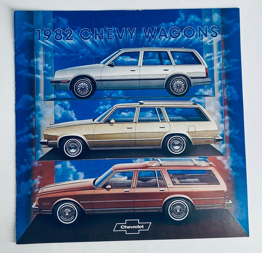 1982 Chevrolet Wagons Dealer Showroom Sales Brochure Guide Catalog