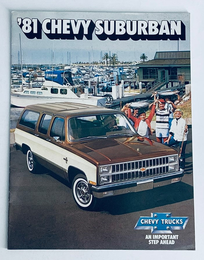 1981 Chevrolet Suburban Dealer Showroom Sales Brochure Guide Catalog